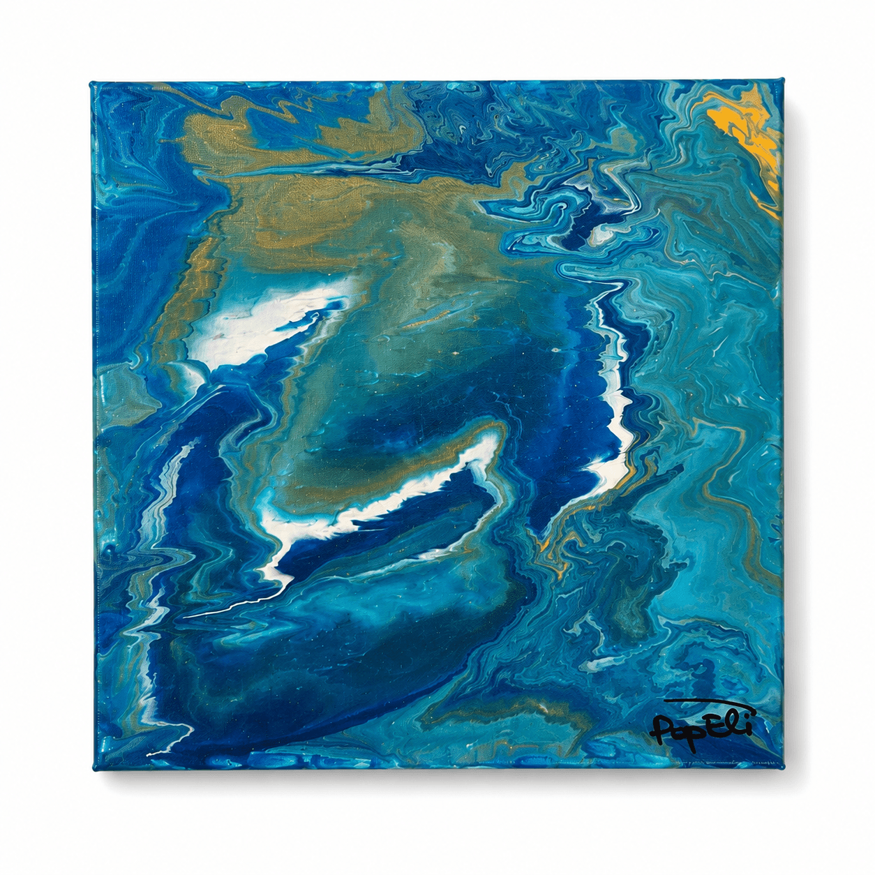 Tidal Echo, original abstract painting